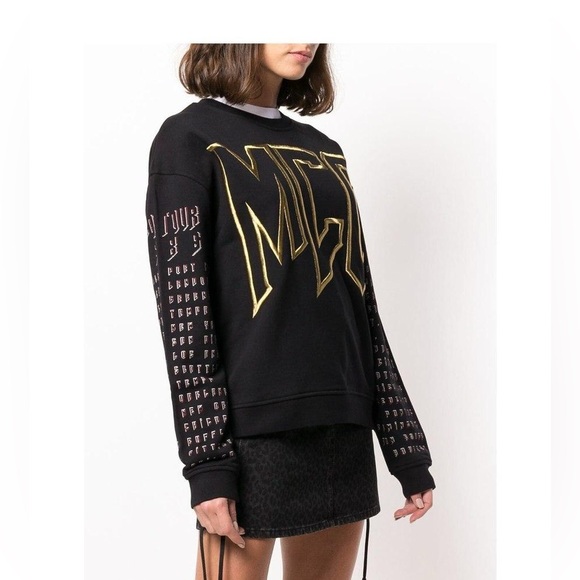 ALEXANDER MCQUEENBlack sweatshirt with McQ logo